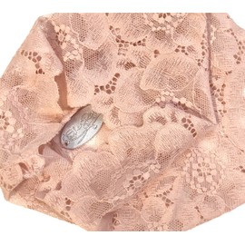 ShariRose Pink Lace Headband for Women Hair Accessories For Women Stretch Lace Vintage Floral Headband Makeup Headband Hairbands Handmade Quality Hairbands (Pink flower)