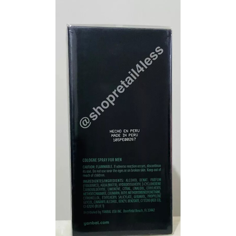 Yanbal Solo Cologne for Men - Colonia para Hombres 80