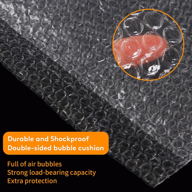 EVADOW 100Pack 15cmx20cm Bubble Out Bags Bubble Pouches Wrap Cushioning