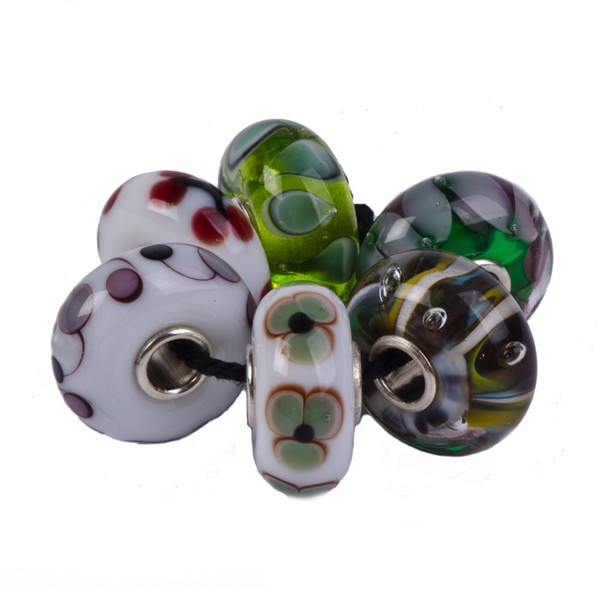 TROLLBEADS Authentic Glass 64603 Christmas in Australia, Kit-6