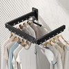 BOQORAD Clothes Drying Rack,Wall Mounted Laundry Rack,Drying Rack Clothing,Laundry Drying