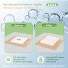 NeuHeils Silicone Super Absorbent Wound Dressing 4''x4'' 20 Packs, Self-Adhesive