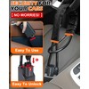 Tevlaphee Steering Wheel Lock Seat Belt Lock Universal Anti Theft