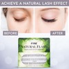 Natural Lashes by FYNE – 60 Medium Cluster Lashes per