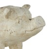 Deco 79 Magnesium Oxide Pig Indoor Outdoor Planter Small Planter