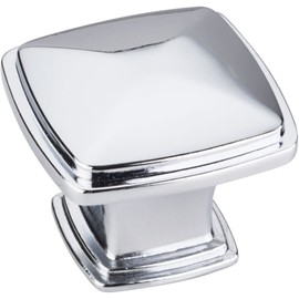 Jeffrey Alexander 1091PC Milan 1 Collection Knob, Polished Chrome