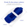 5 Catheter Stabilisation Patches for Foley, PEG and G-Tubes, Blue