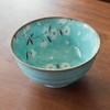 Japanese Ramen Bowl – [Light Blue Cherry Blossoms], 6.6-inch Ceramic