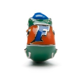 University of Florida Bead | Gator Mascot Bead | UF Stainless Steel Jewelry | Gator Charm | Florida University Gifts | Fits Most Popular Charm Bracelets