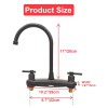 MQ Hot Cold Mixer Taps RV Kitchen Bathroom Bar Basin