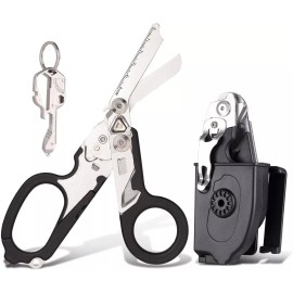 vigor Stainless Steel 6 In 1 Tijeras Raptor Rescue Emergency Shears Scissors(Bulk3 - 3 pack