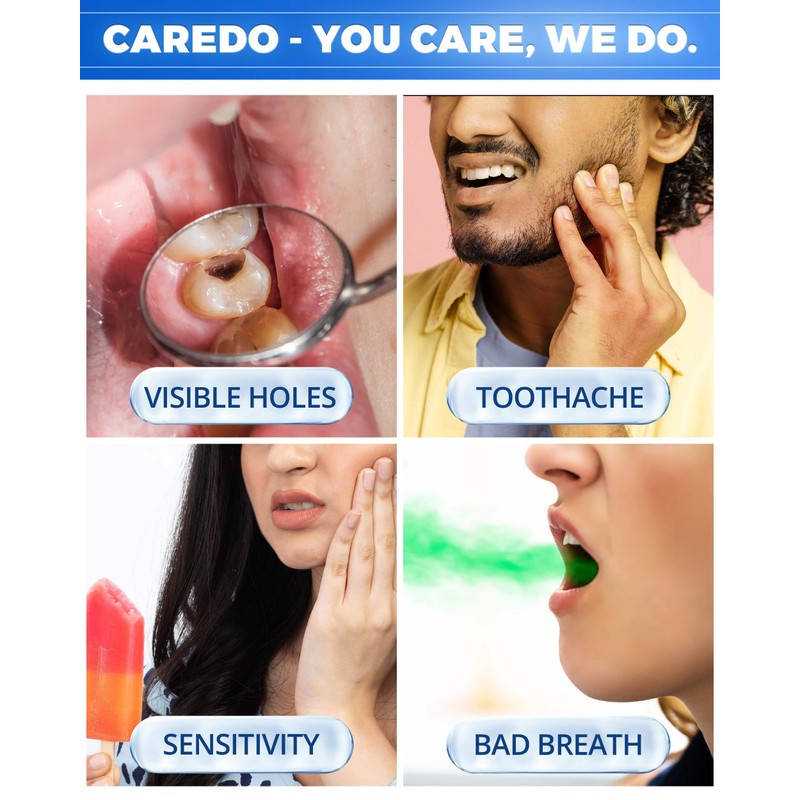CAREDO Cavity Repair Toothpaste Cure Tooth Cavities Dental Caries Remineralizing