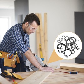 Retaining Clip - C-Type Internal Retaining Ring, Snap Rings, Retaining Rings with Storage Box, Bearing C-type Retaining Ring with 15Sizes