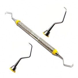 1 Piece High Quality Dental Gracey curettes Periodontal Scaler Stainless Steel Periodontal Curettes Perio Dental Instrument (1 Piece 9/10)