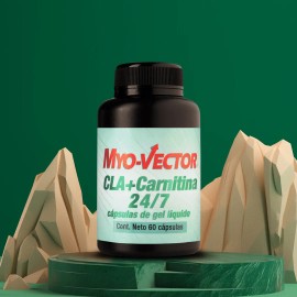 Myo-vector Cla + Carnitina (cap. Gel) Sabor Sin sabor