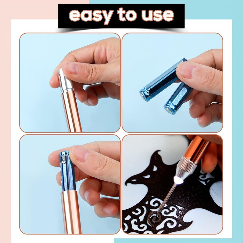 2pcs Led Weeding Tools for Vinyl, Lighted Vinyl Weeding Tool
