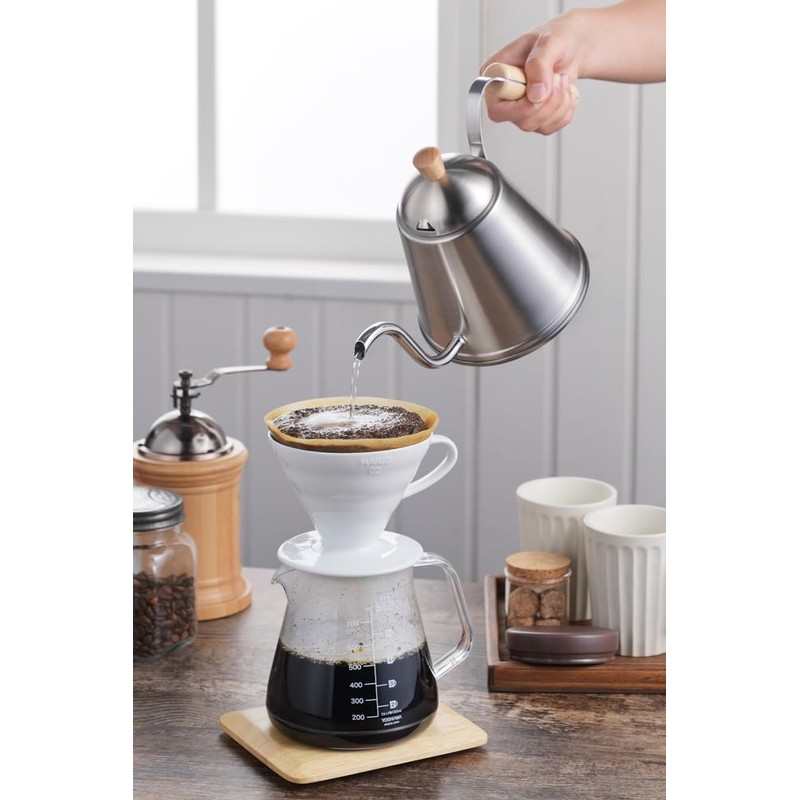 Yoshikawa 1106225 Coffee Server, 25.5 fl oz (750 ml), Brown