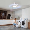 Flarouch 4 in 1 Socket Fan Light with Remote, 18.5