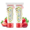 Jack N' Jill Natural Toothpaste, Strawberry, 1.76oz by Jack N'
