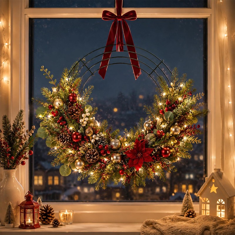 6 Pack Metal Wreath Frame - 18 Inch Wreath Form