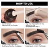 Anglicolor Eyebrow Stencil, Long Lasting Eyebrow Stamp, Waterproof Eyebrow Gel,