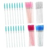 NOLITOY Elegant 250pcs Eyelash Brush Lash Comb Spoolies Brow Brush