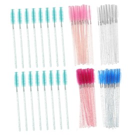 NOLITOY Elegant 250pcs Eyelash Brush Lash Comb Spoolies Brow Brush Eyebrow Lamination Tool Set