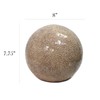 Simple Designs LT3302-CHA 1 Light Mosaic Stone Ball Table Lamp,