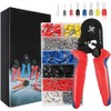 Kit de Terminales para Cables con Pinza Alicate Crimpadora de