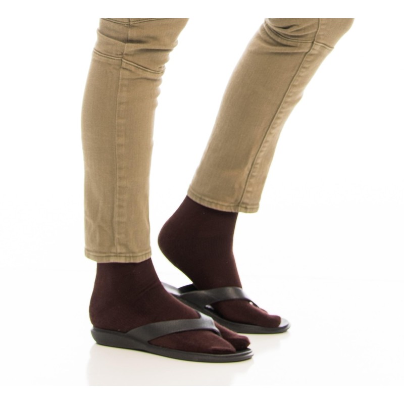 3 pares de calcetines gruesos con punta grande para mujer