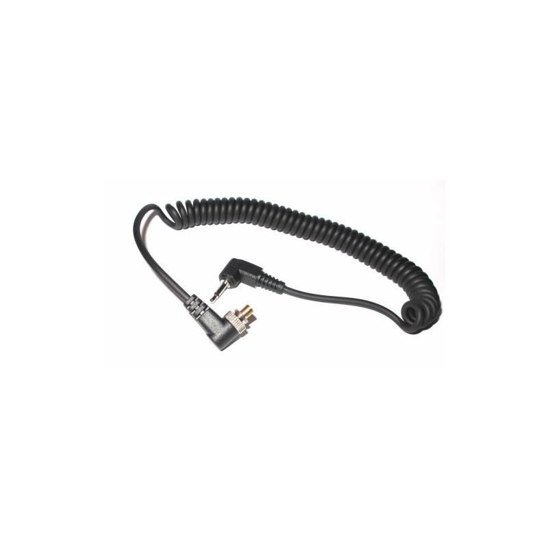 Maxsimafoto® - 2.5mm to Male Flash PC Sync Cable coiled
