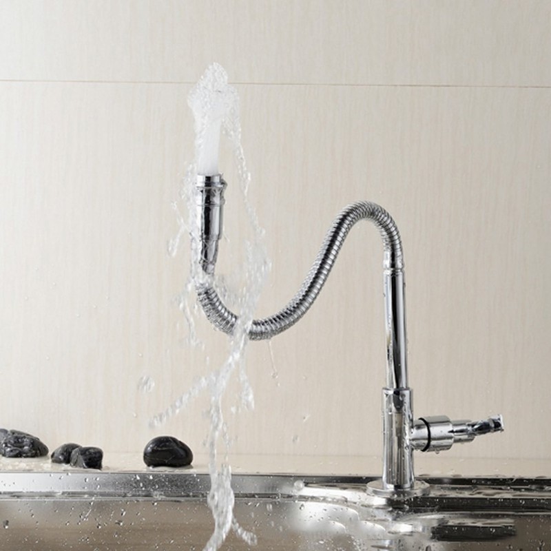 Inchant Single Lever Flexible Pull Out Kitchen Water Tap Sink