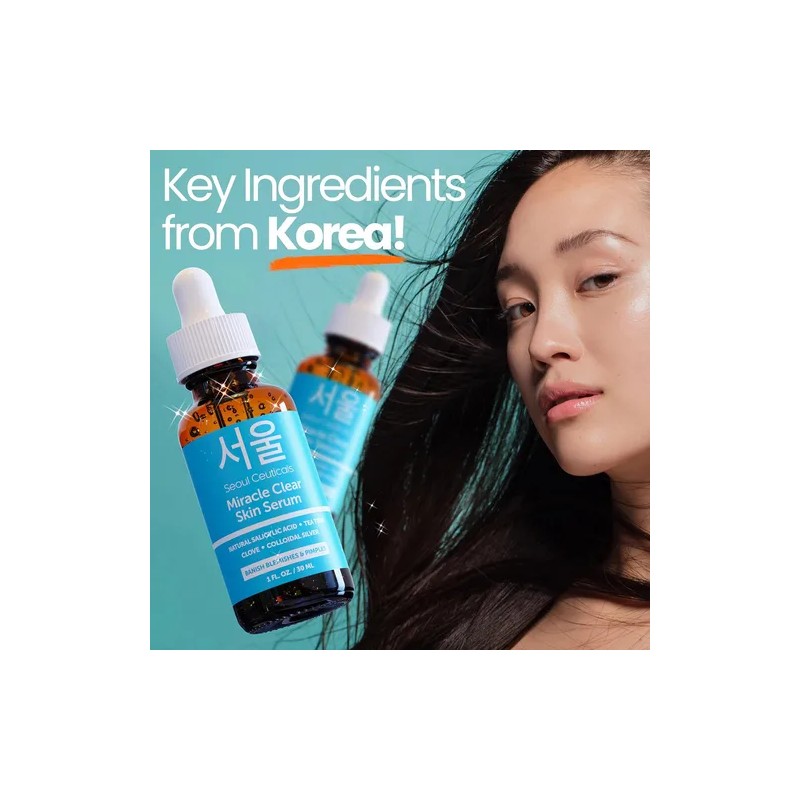 Seoulceuticals Suero Coreano Para El Acné, Tratamiento Para