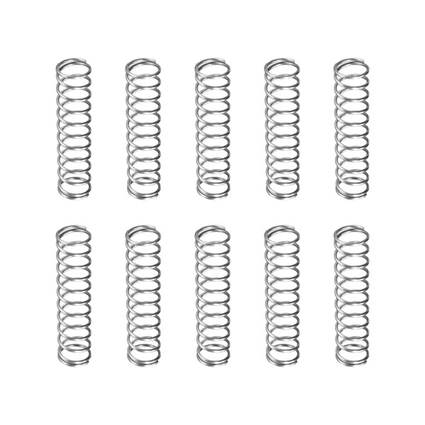 DTGN 1.2x12x50mm(DxODxL) Compression Springs, 10 Pack Ideal for Machinery, Spring