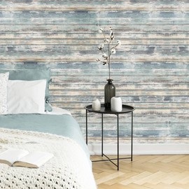 Arthome 17"×393" Rustic Wood Contact Paper Peel and Stick Self-Adhesive Wallpaper,Decorative Vinyl Film for Furniture Countertop,Easy to Clean Removable Distressed Plank Grain Vintage Wall Covering