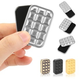 Bufccy Fidget Slider for Adults - Mini Slide Metal Fidget Toys, Anxiety/ADHD/Annoy Relieving EDC Metal Fidget, Stress Reducing Toy Gift for Adults & Teen