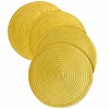 Round Woven Plastic Placemats 18cm Stylish and Practical Dining Table