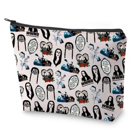 BLUPARK MA Fans Gift I'm Not Perky Makeup Bag TAF Lover Gift Funny Dark Comedy Lover Cosmetic Bag TV Show Lover Gift, I'm Not Perky, Retro