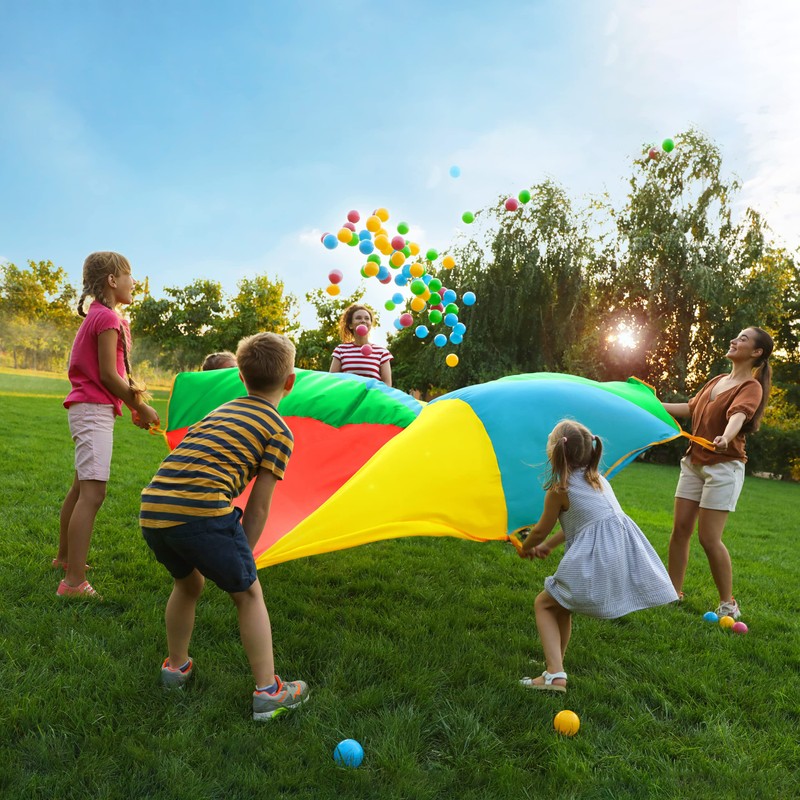 The Twiddlers - 12ft Parachute Play Tent Kids Game with