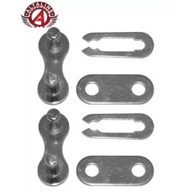 KMC 2 (TWO) KMC Multispeed Bicycle Master Links Single 1 Speed Quick Connect Chrome.