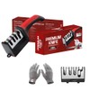 Premium 4-in-1 Knife Sharpening Kit, Kitchen knife sharpener with Anti-Cut