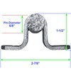 Wood Fence Post Chain Link Gate Hinge with 5/8 Hinge