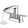 Bathroom Sink Faucet for 3 Hole, Hurran 4 Inch Bathroom