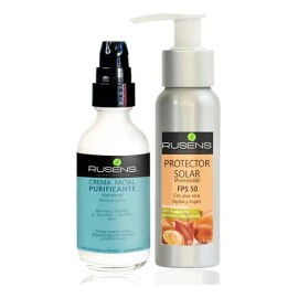 Rusens Crema Facial Purificante Piel Grasa Antiacné Natural Vegano 60ml