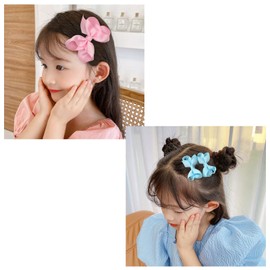 Spenlly 3pcs Baby Glitter Bows Hair Clips Little Girls Toddler Infants Alligator Clip Hair Accessories (Green)