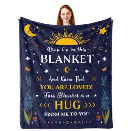 Get Well Soon Gifts for Women Men, Gift for Women, Thinking of You Gifts for Women, Cheer up Gifts for Women, Birthday Gifts for Women Friends, Pamper Gifts for Women, Healing Blanket 150X130CM