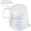 EIKS Glass Milk Frothing Pitcher Mixing Cup for Coffee Espresso