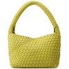 NOBLIFE Woven Bag for Women, Small Vegan Leather Summer Beach