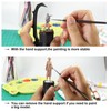 Model Hand Painting Handle Coloring Holder Soldiers Handicraft Gundam Warhammer(Black)