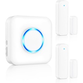 Satisure Door Sensor Chime When Door Opens, Door Sensor Alarm Chime Door Ringer with 5 Ad